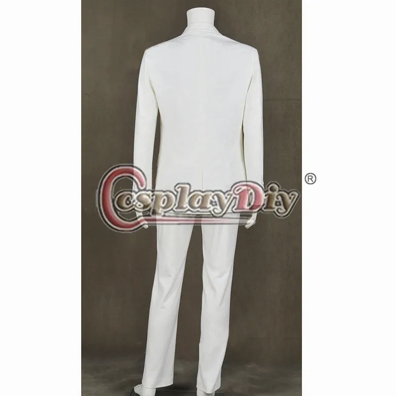Cosplaydiy Великий Гэтсби 2013 Джей Косплей Костюм для взрослых мужчин Хэллоуин белый