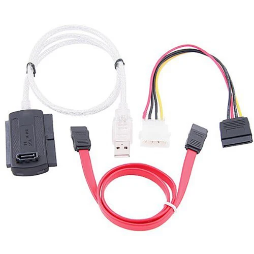 SATA/PATA/IDE привод к USB 2 0 адаптер конвертер кабель для 5/3 5 дюймов жесткий диск с