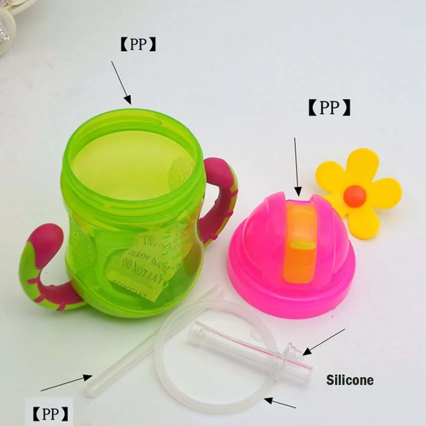 270 мл детская чашка для кормления Милая Мини девочек и мальчиков с ручками