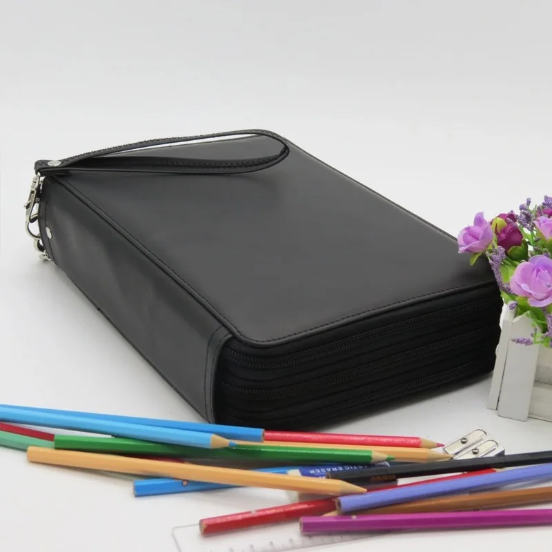 1pc painting pencil case sketch bag multi-function portable stationery 136 hole | Канцтовары для офиса и дома