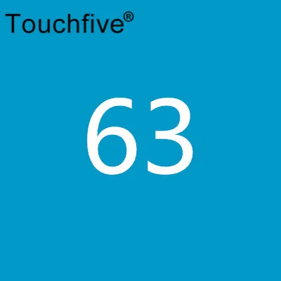 63 1 шт. TouchFive опционально 168 цветов эскизные маркеры на спиртовой основе маркеры цветной маркер набор художественные принадлежности ручка для школы - Цвет: 63
