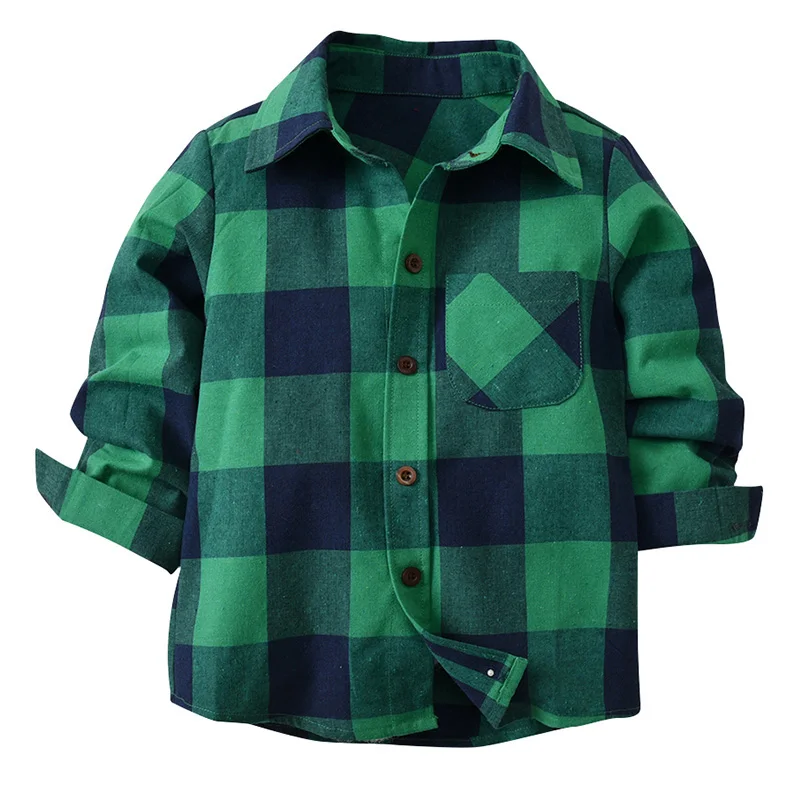 2019 Новое поступление рубашка для мальчиков Топ Демисезонный с длинными рукавами