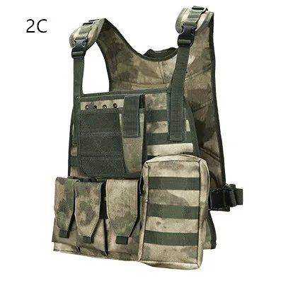 WOLF ENEMY Camouflage Hunting Military Tactical Vest Wargame Body Molle Armor CS Outdoor Jungle Equipment | Спорт и развлечения
