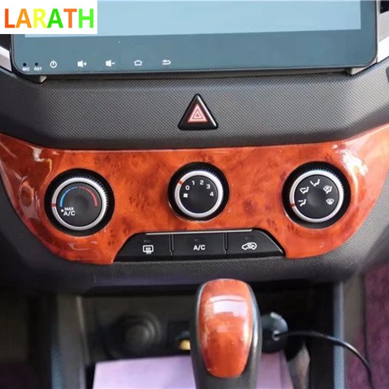 Для Hyundai Creta ix25 2015 2016 2017 ABS красное дерево цвет Кондиционера Переключатель