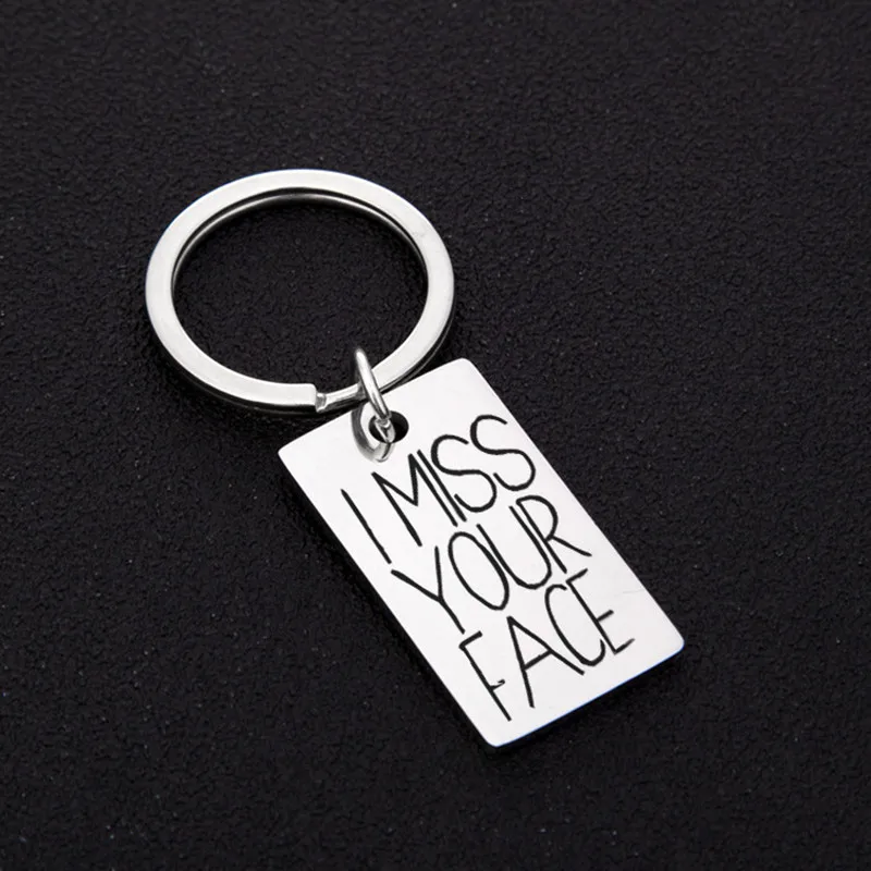 Подарок для подруги брелок с надписью бойфренда я пропускаю ваше лицо подарок