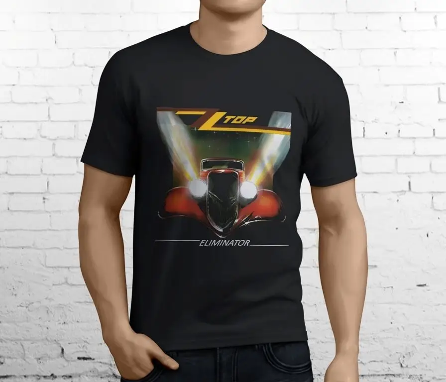 Новый ZZ TOP Eliminator классический ретро рок группа Для мужчин черный футболка Размеры