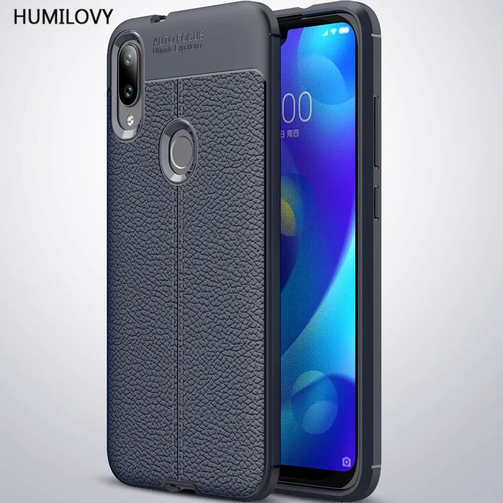 Чехол для Xiaomi Mi Play из мягкого силикона с ударопрочной кожей TPU для Xiomi Coque