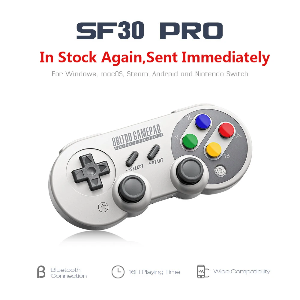 8 битдо SF30 Pro SN30Pro геймпад для Nintendo Switch Windows macOS Android контроллер джойстик