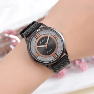 Женские повседневные кварцевые часы Lvpai, силиконовый ремешок из нержавеющей стали, аналоговые наручные часы, 2019