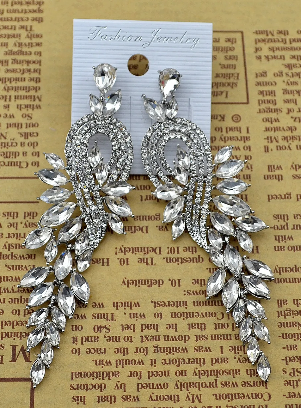 Модные Brincos цветные длинные серьги в виде павлина с кисточками австрийские