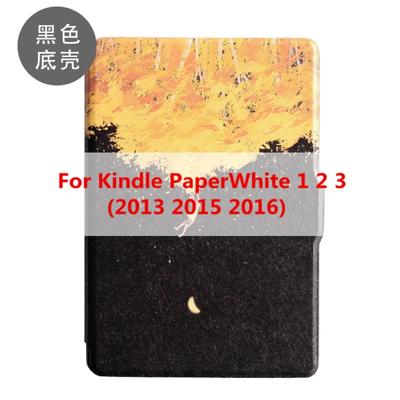 Ультратонкий чехол-книжка для Amazon Kindle paper белый 1 2 3 4 чехол для Kindle paper Белый 2013 - Цвет: paperwhite 123-FZHJ