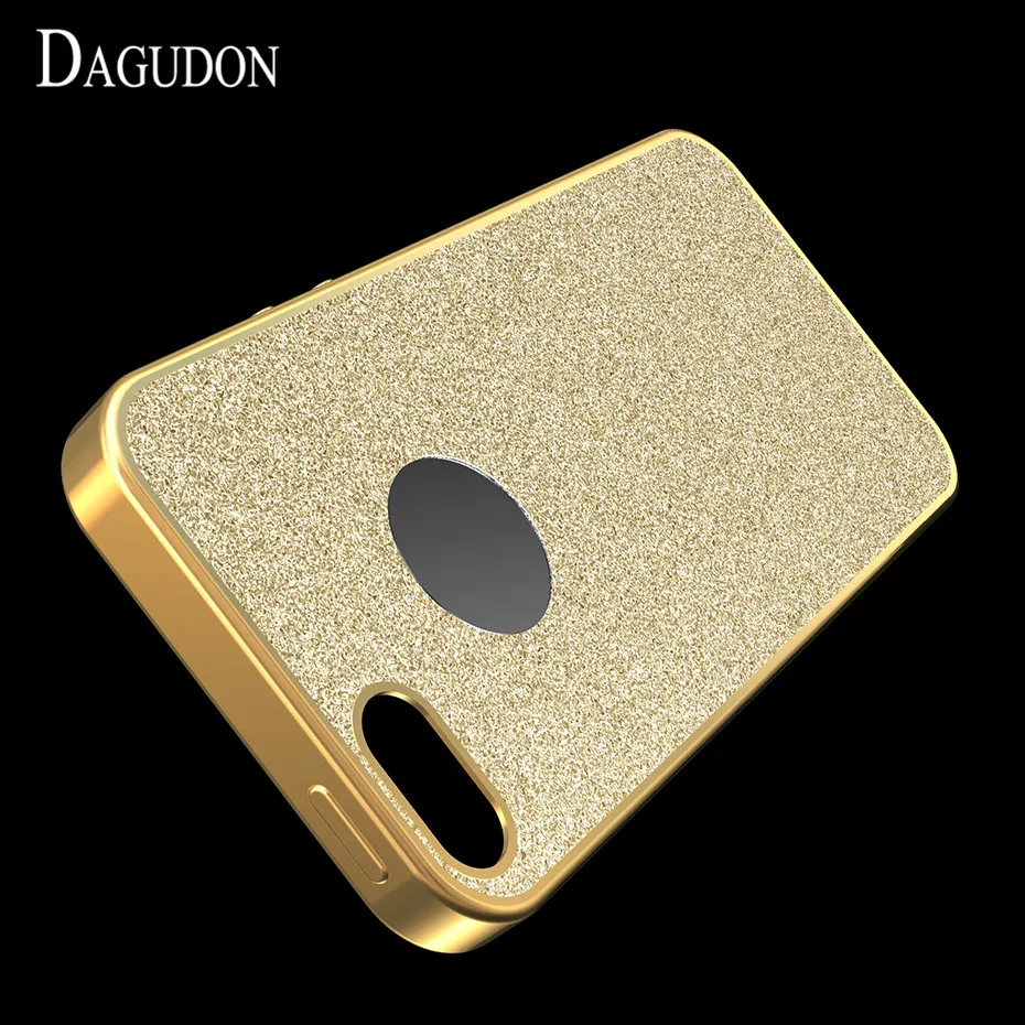DAGUDON Luxury Bling Glitter Case For Apple iphone 5S Soft Silicone Cover iPhone 5 Transparent Plating |
