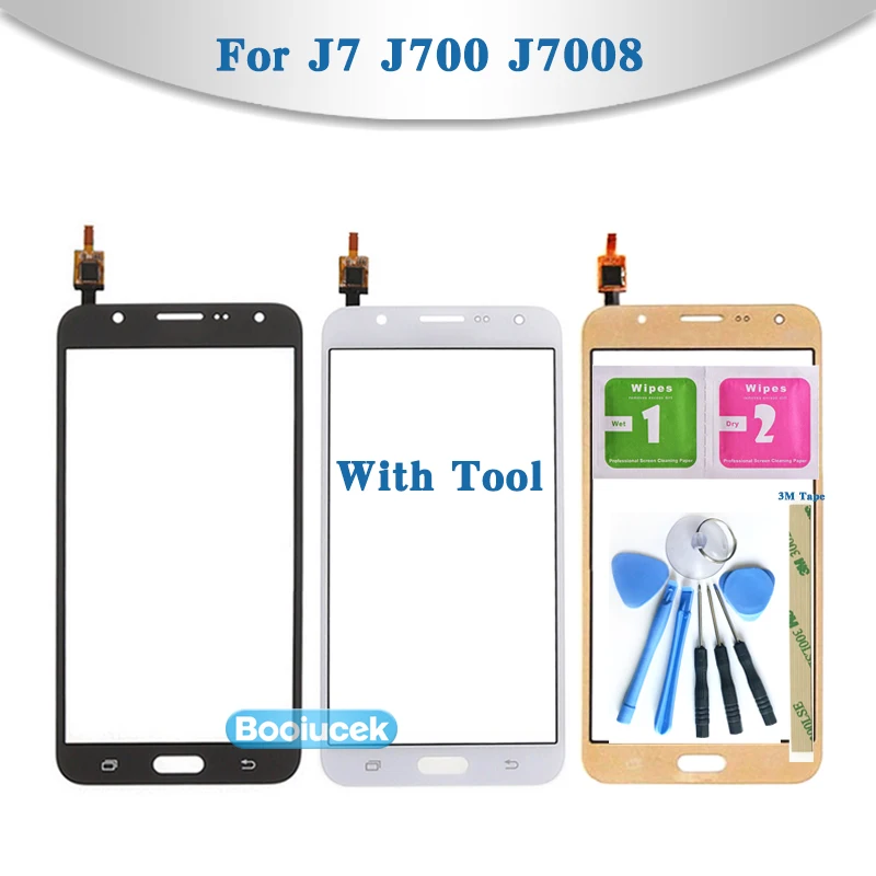 Высококачественный сенсорный экран 5 дюйма для Samsung Galaxy DUOS J7 J700 дигитайзер Датчик