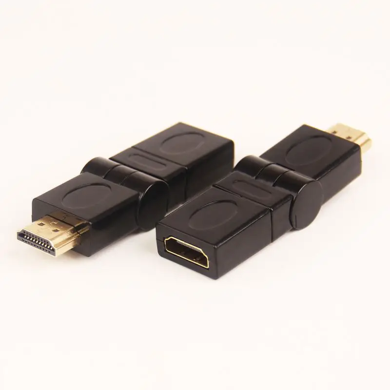 HD05 адаптер 90 градусов вращающийся HDMI штекер к гнездовой разъем конвертера 10