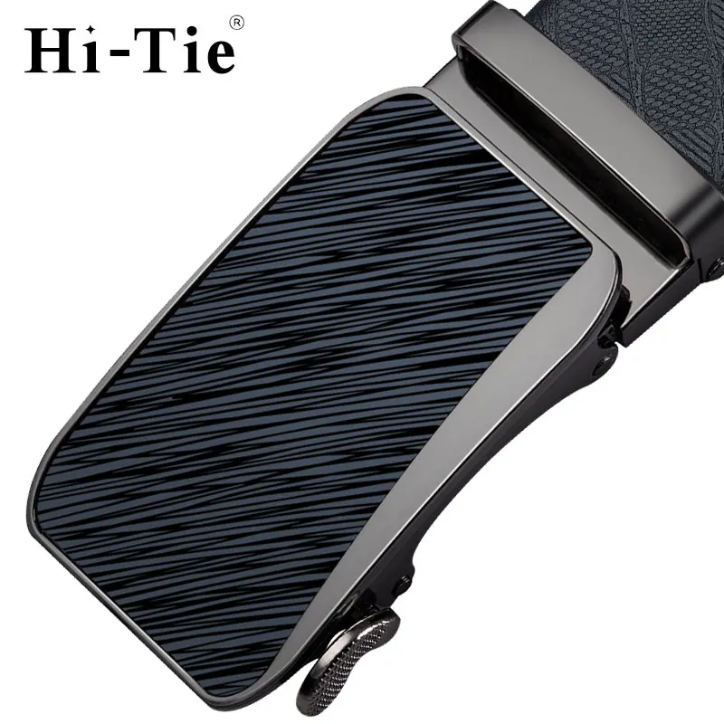 Hi-Tie Рекомендуемые роскошные ремни из коровьей кожи с автоматической пряжкой для