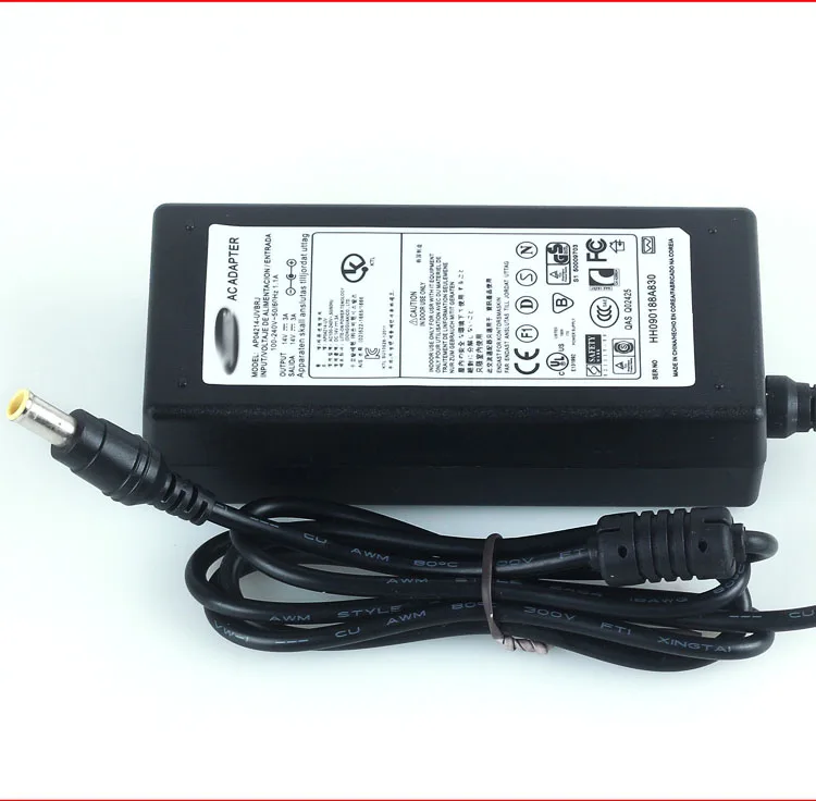 Он подходит для Samsung 14V3A 2.14A 1.43A 1.79A дисплей адаптер питания S22A330BW ЖК блок