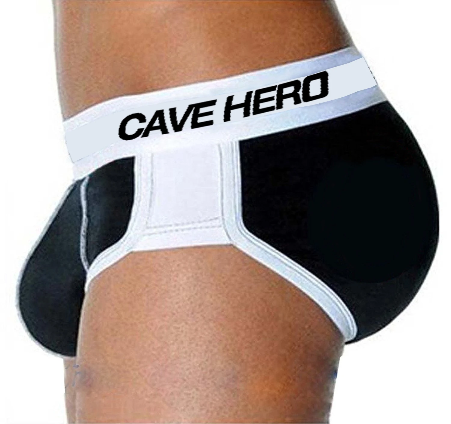 CaveHero сексуальные хлопковые мужские боксеры нижнее белье с подкладом