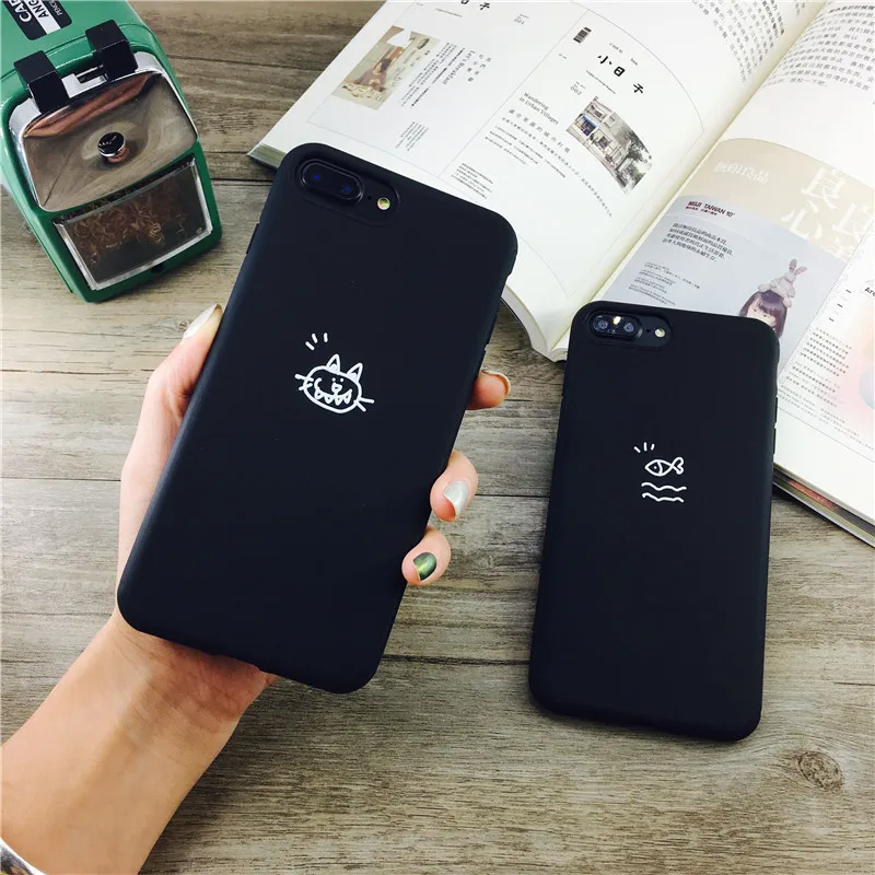 Для iphone 6S чехол для iPhone 7 Чехол X Xs принципиально милый мультфильм животных Мягкий