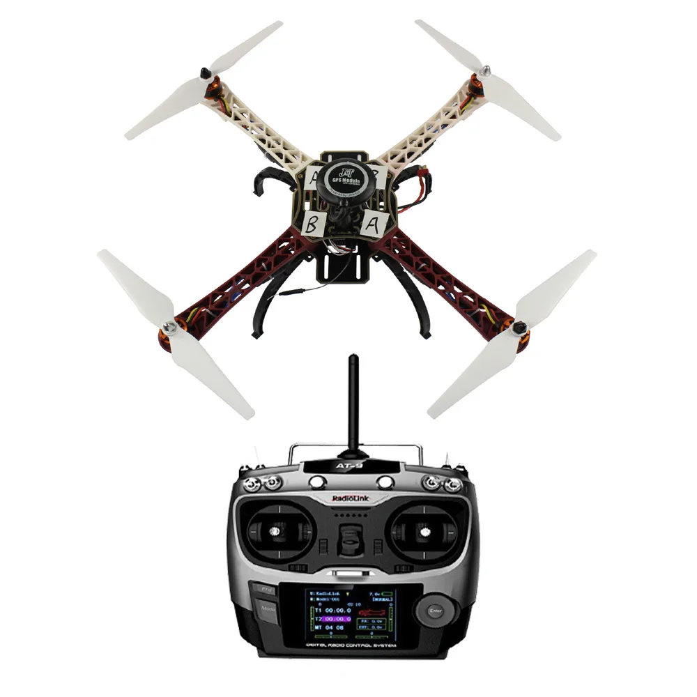 Полная комплектация F02192 W JMT HJ 450 450F 4 Aix RFT с контроллером полета APM 2 8 GPS компасом без