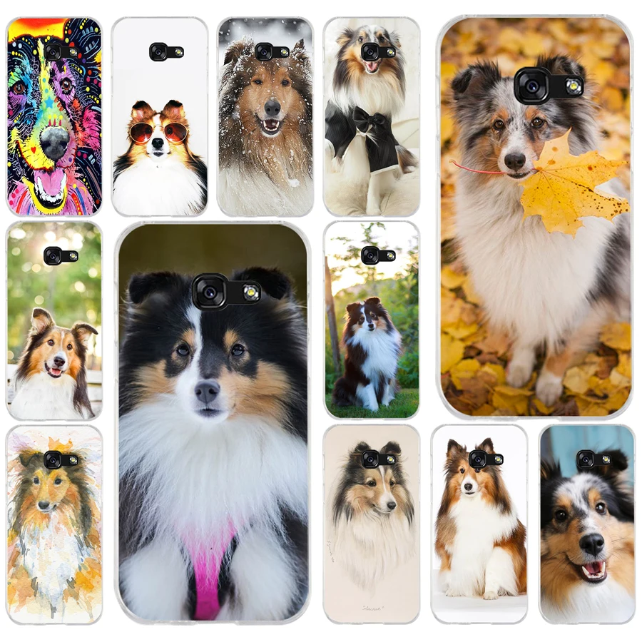 165AQ sheltie Мягкий Силиконовый ТПУ чехол для телефона Samsung galaxy a3 a5 2016 2017 a6 A8 2018|Бамперы|