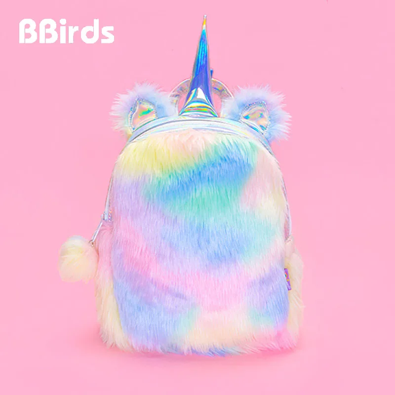 BBirds голограмма женские кожаные рюкзаки Единорог милые маленькие Unicornio для
