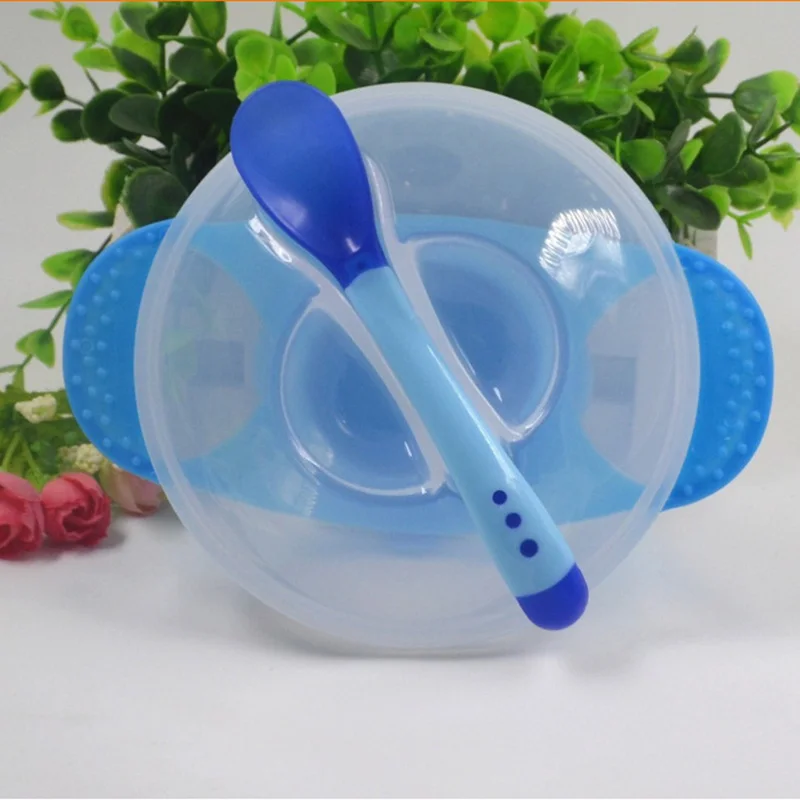 2 шт./компл. Детские тарелки тренировочная чаша для кормления ребенка с ложкой