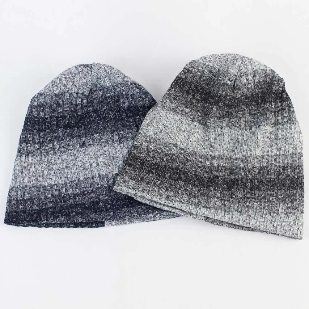 Шапка Унисекс Skullies Beanies 2018 Новая Осенняя Вязаная Шапка-бини для женщин и мужчин