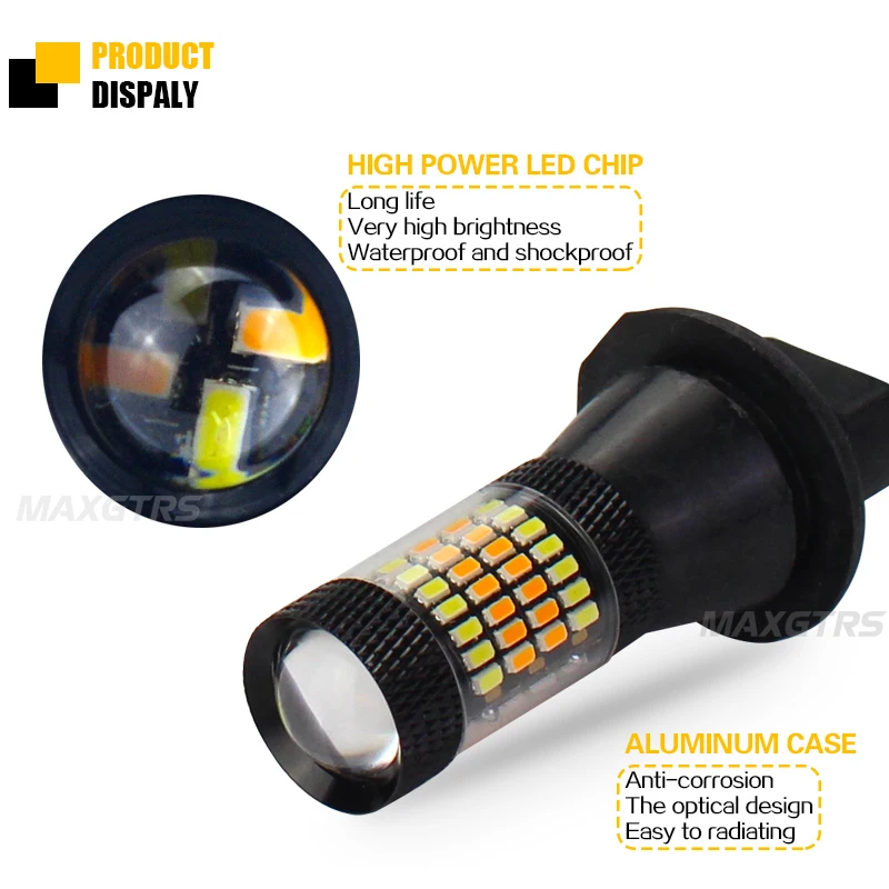 2x S25 P21W 1156 BA15S 96 SMD 3014 Автомобильный светодиодный светильник дневные ходовые огни