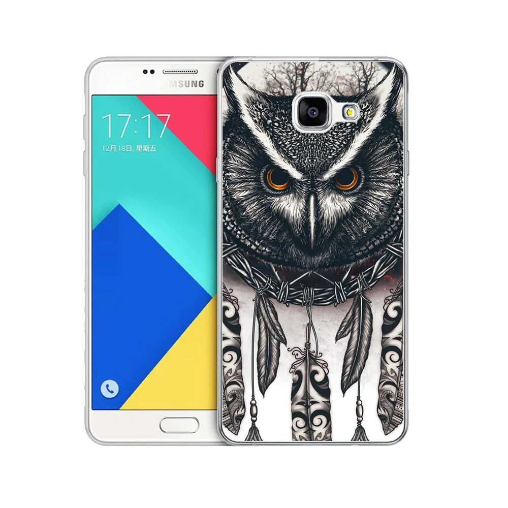 Ловец снов кошка волка совы мягкий силиконовый чехол для Samsung Galaxy S6 S7 край S8 S9 плюс