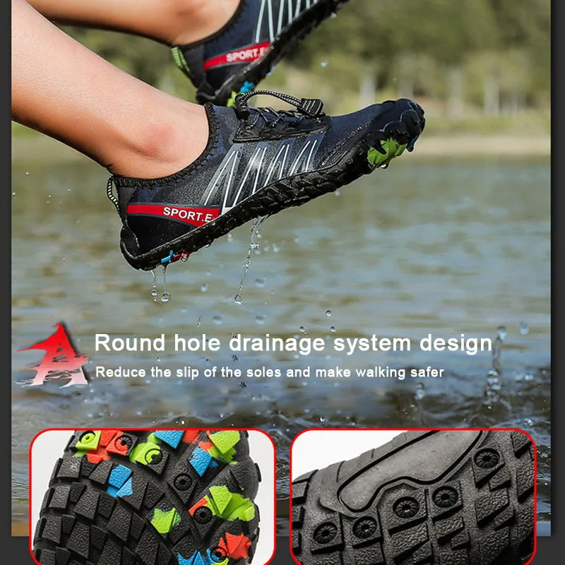 Мужская и Женская водонепроницаемая обувь быстросохнущая для дайвинга на