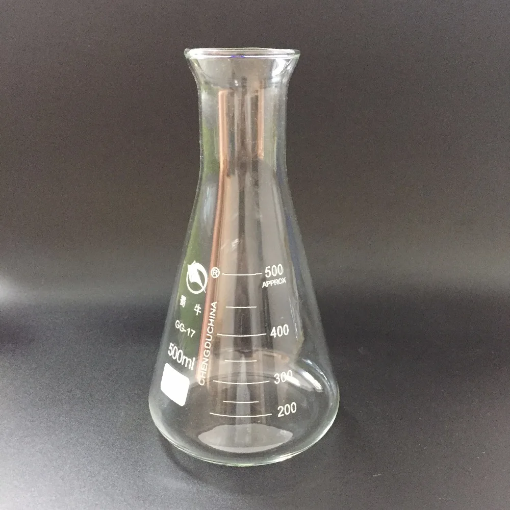 1 шт. высокое качество треугольная стеклянная колба коническая колба Erlenmeyer колба лабраторное оборудование