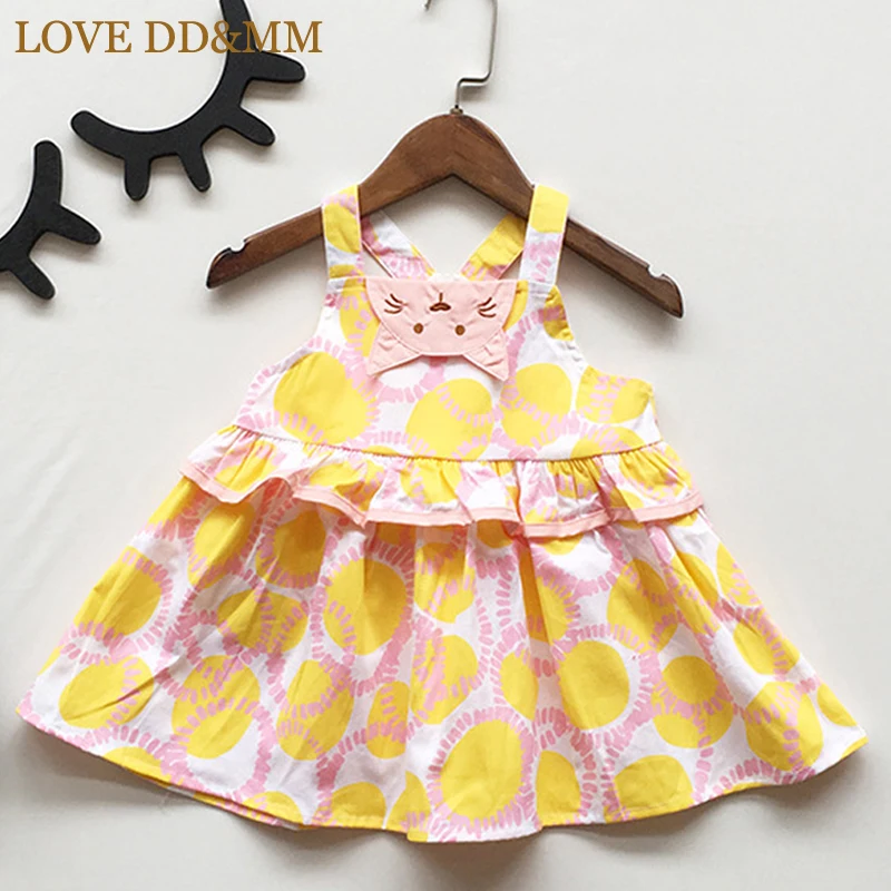 Летние платья для девочек LOVE DD &amp MM новинка детская одежда милое платье с