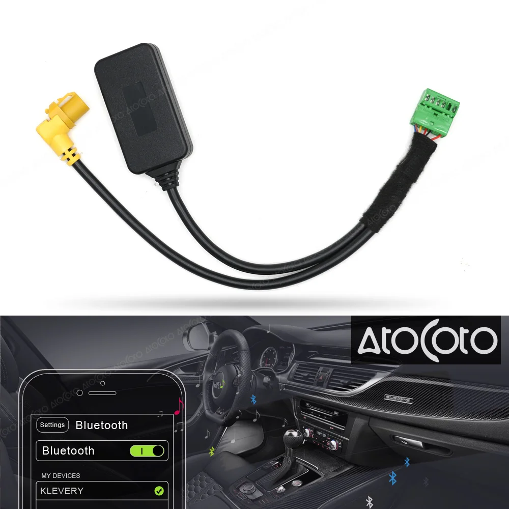 Автомобильный Bluetooth модуль AtoCoto для Audi Q5 A6 A4 Q7 A5 S5 MMI 3G AMI мультимедийный 12