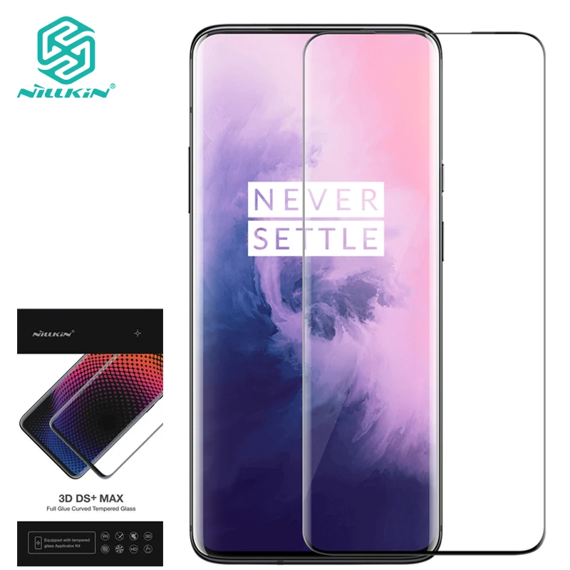Nillkin Полный Клей Стекло для OnePlus 7 Pro экран протектор Защитная пленка закаленное стекло безопасности установка инструменты