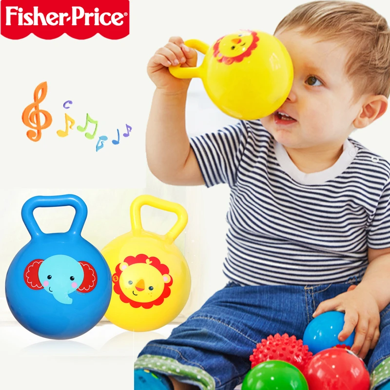 FISHER PRICE детские игрушки для детей шар погремушка со звуками Мягкие плюшевые