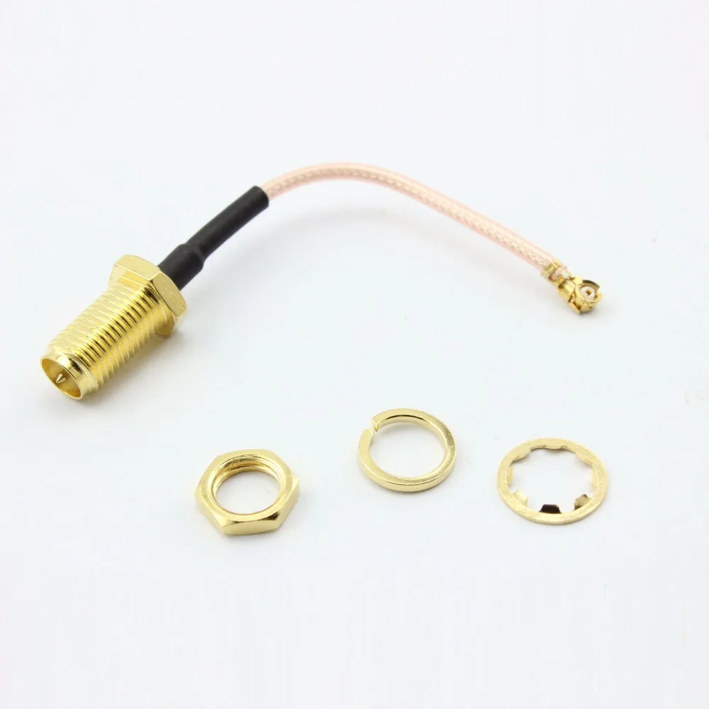 2 шт \ Лот 5 см RG178 кабель удлинитель прямо RP SMA Jack (Мужской Pin) uFL/u. FL/IPX/IPEX