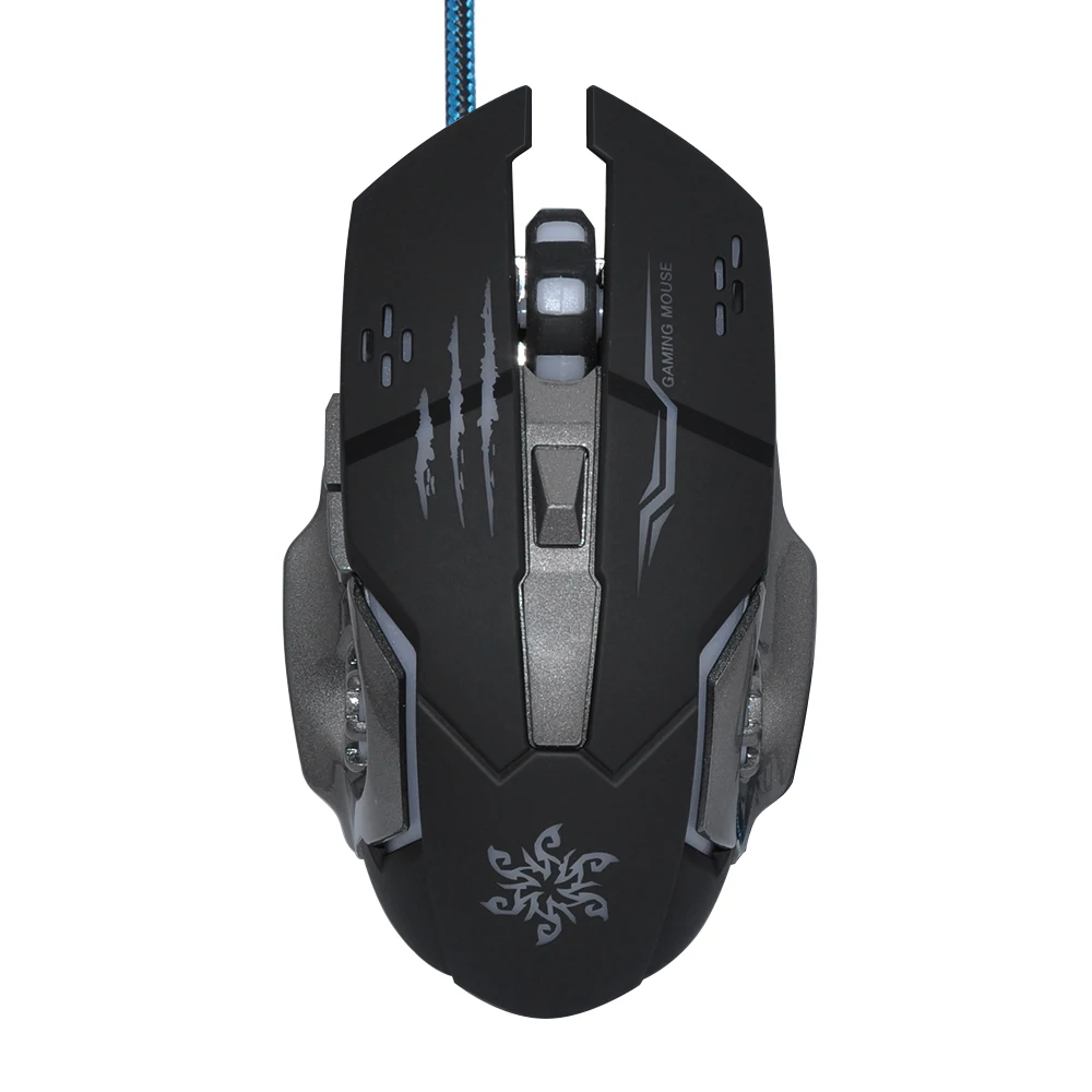 Оптическая Проводная игровая мышь Deepfox 3200DPI 6 кнопок 4 светодиодный | Компьютеры и