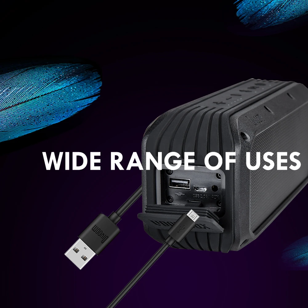 Divoom динамик Powerline Micro USB-зарядный кабель для Pixel Art беспроводной Bluetooth 5000 + изгиб