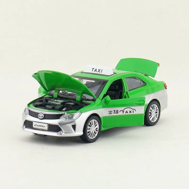 Масштаб 1:32/модель игрушечного автомобиля под давлением/автомобиль TOYOTA Taxi/звук и