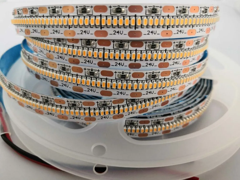 Высокая яркость 2210 светодиодный свет ленты CRI 90 2700 K/3000 K/4000 K/6500 K с UL включенным блоком питания 180 светодиодный s/m