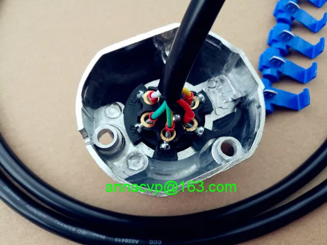7 pin трейлер plug alu. Розетка prewired грузовик автозапчасти лодка разъем розетка