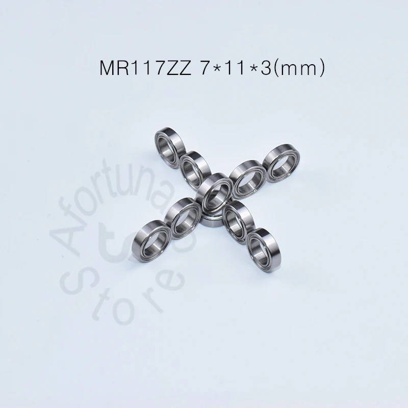 MR117ZZ 7*11*3 (мм) 10 штук Бесплатная доставка ABEC 5 подшипник металлическим герметичным