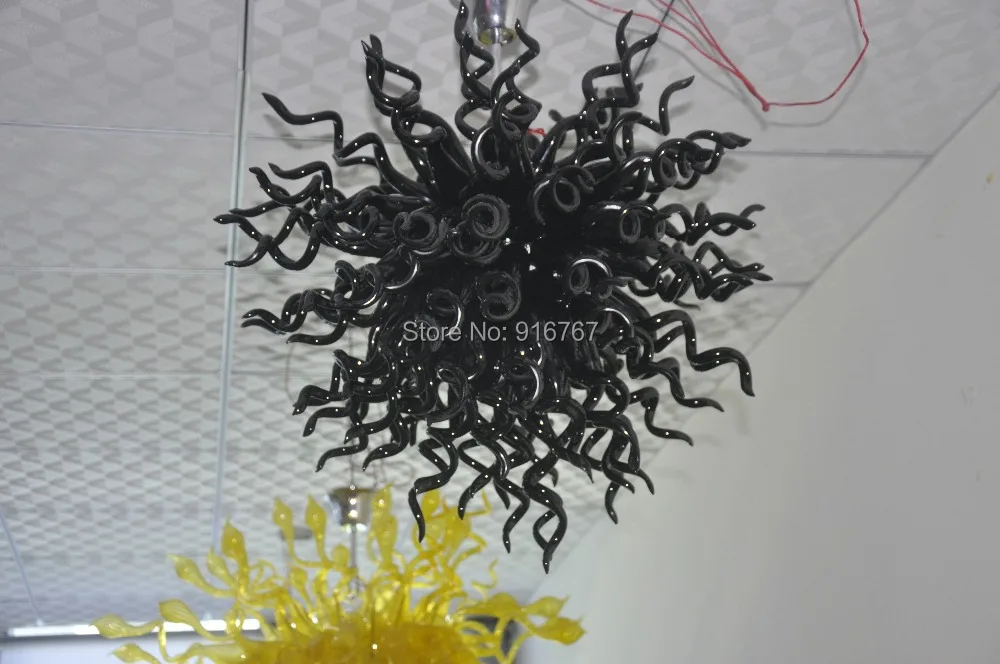 

Free Shipping Solid Black Murano Interior Light for Home