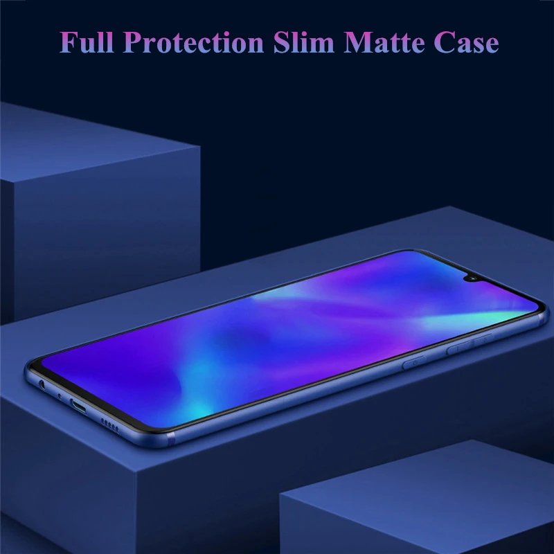 For Smooth Case Samsung Galaxy M20 Slim Ultra-thin PC Bumper Back Cover Phone |