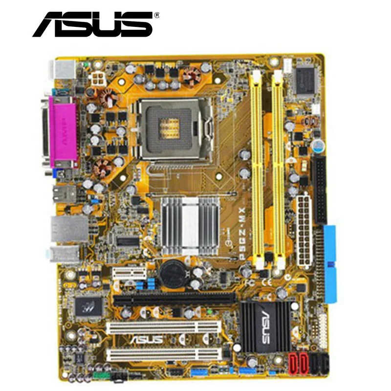 Настольная Материнская плата Asus P5GZ MX 945GZ Socket LGA для 775 Core2 Duo Pentium D/4 Celeron D DDR2 2G б/у