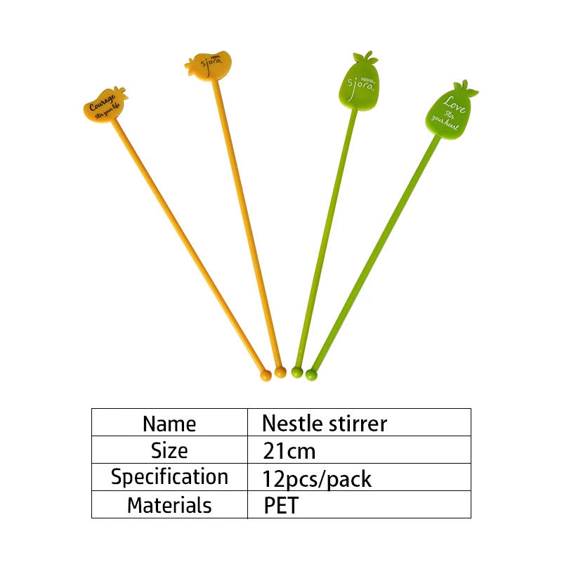 10 шт. пластиковые коктейльные палочки для напитков|Палочки помешивания| |