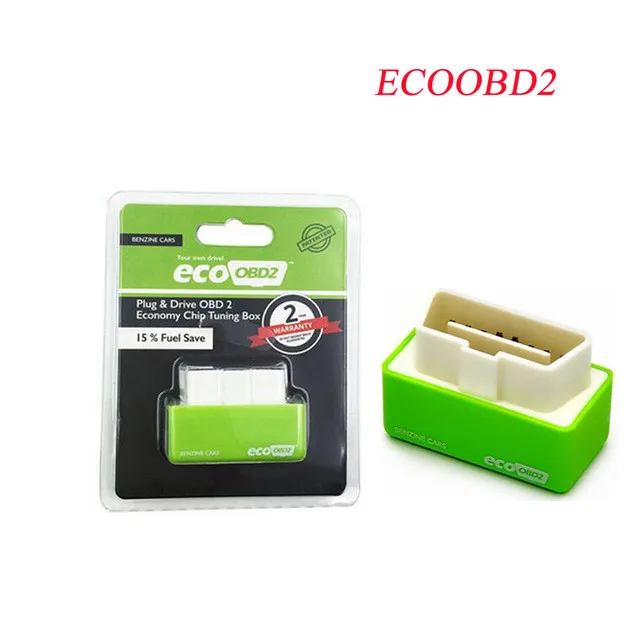 Розничная коробка 15% экономия топлива EcoOBD2 чип тюнинг ECO OBD2 бензиновая вилка для