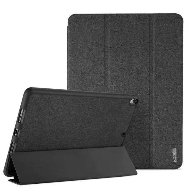 Чехол из для iPad Pro 10,5 кожи, Магнитный смарт-чехол, для iPad Pro 10,5 чехол,, ультра тонкий, автоматический режим сна, с держателем карандаша, Fundas - Цвет: Black