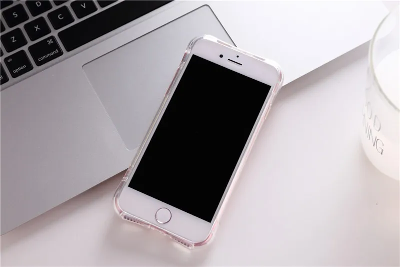 Задняя крышка Capa для apple iphone X XS XR XS max 5 5S SE 6 6S 7 8 plus 11 Coque Мягкий ТПУ Красочный Светодиодный светильник-Вспышка чехол для телефона