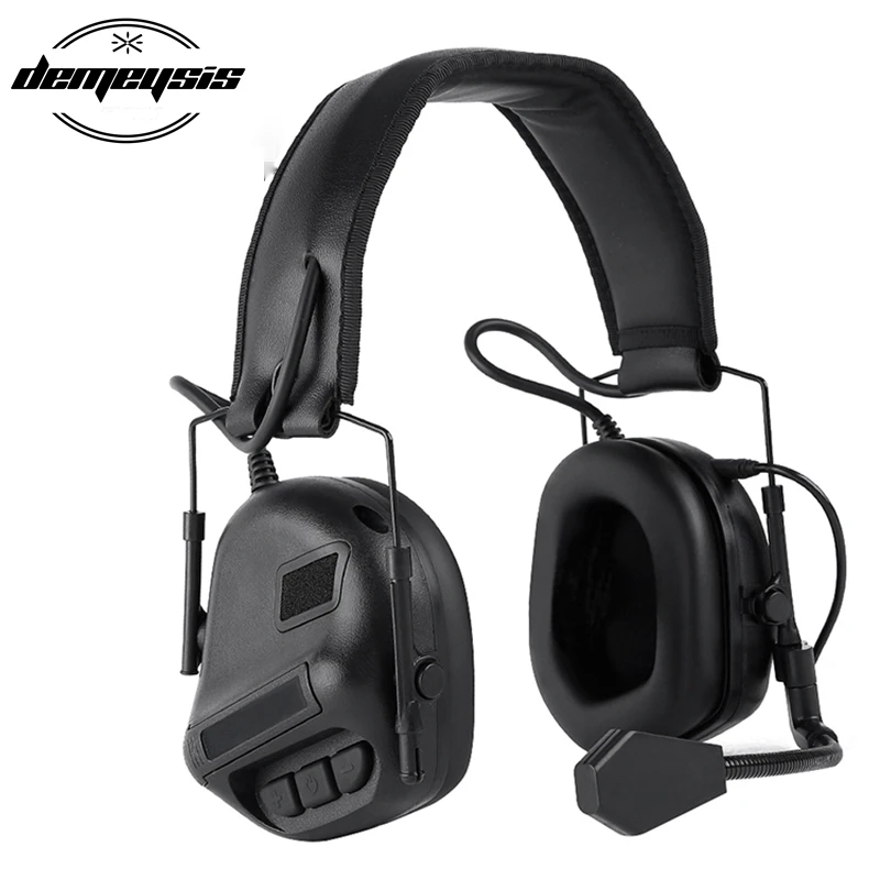 New Tactical Headsets Hunting Training Hearing Protective Headset for Airsoft Shooting Military Wargames Headphone
